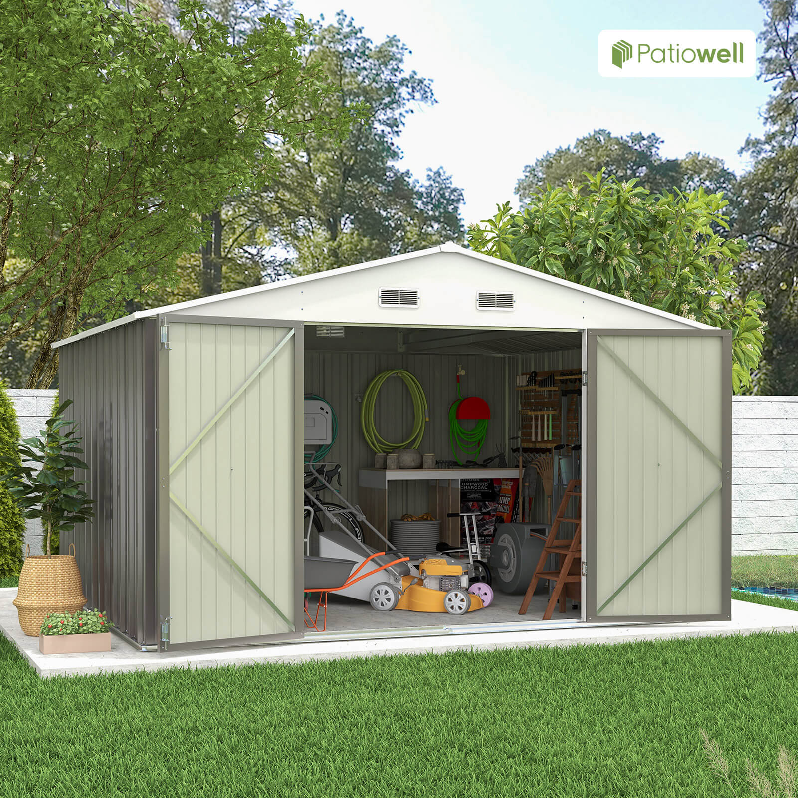 Menards Metal Shed 44 - 0fa0eax